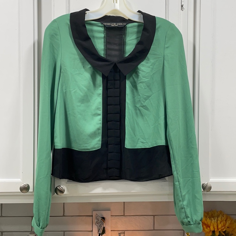 Twinkle by Wenlan blouse size S